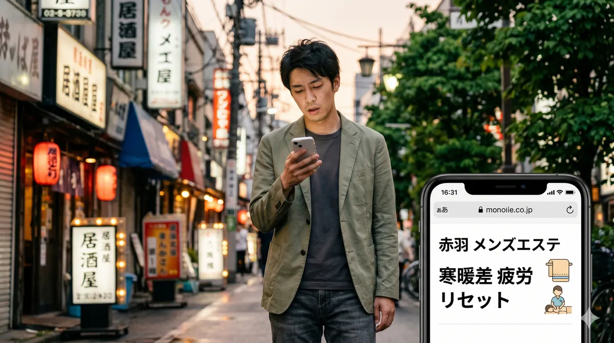 「最近急に暑いな…」と感じたら要注意！初夏の「寒暖差疲労」を癒す赤羽メンズエステ活用術 - 赤羽メンズエステ ルモ